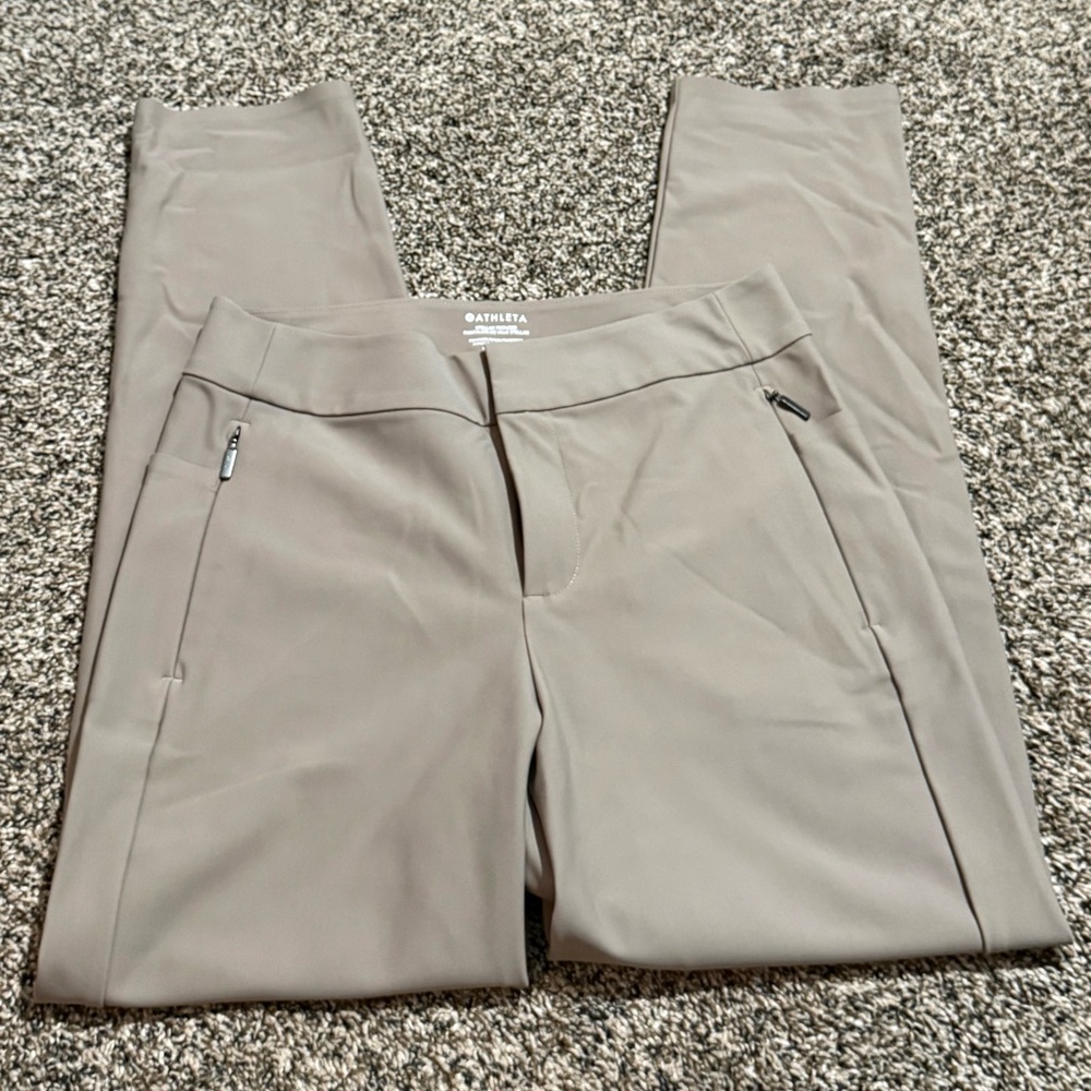 Athleta Taupe Stellar Trouser